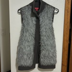 Elle Faux Fur Vest, size M